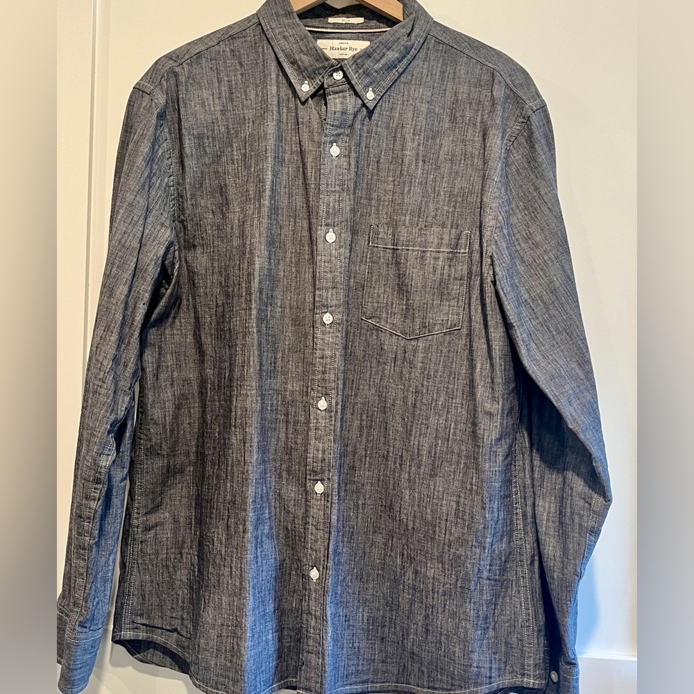 Hawker Rye XL button down shirt